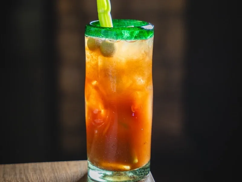 Bloody mary at El Jinete Athens