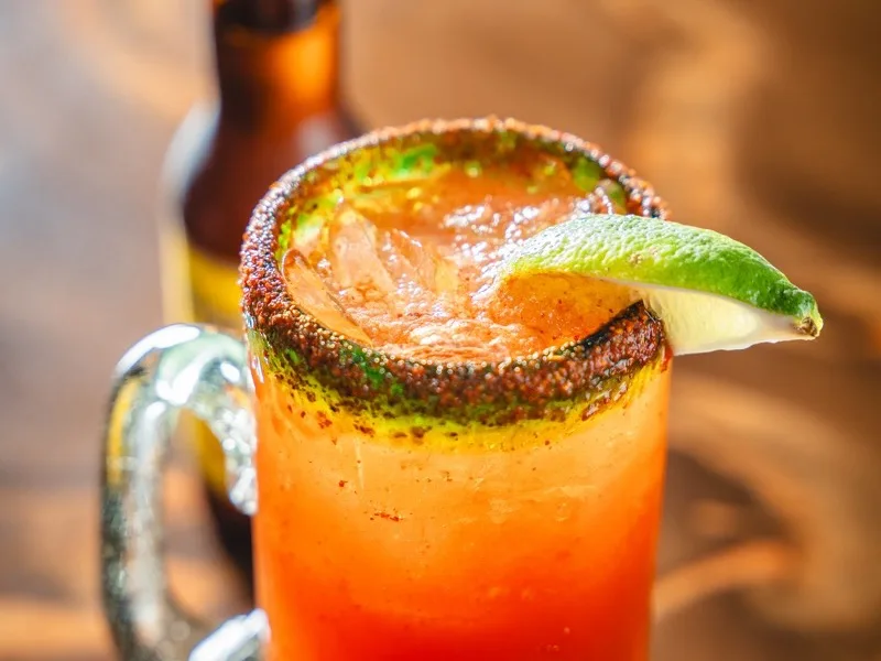 Michelada at El Jinete Athens